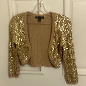 INC Bolero Sweater silk/  blend Sz S